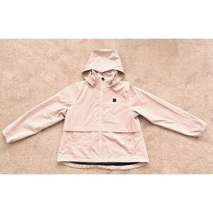 Rip Curl Anti-Series Hooded Jacket Womens M Light Beige Anti Wind Anti Rain EUC